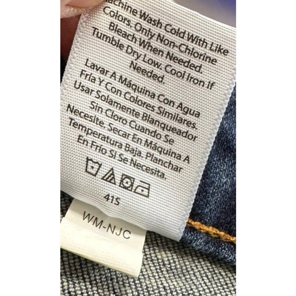 Time and Tru Blue Denim Jeans Womens 6 Regular Cotton Spandex - Picture 4 of 9